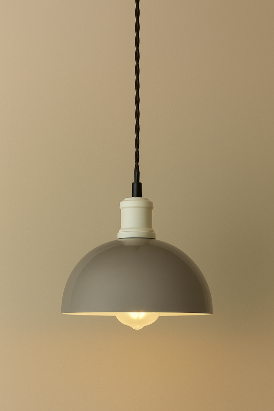 E26 compatible pendant light | DOMEY PENDANT LIGHT | White