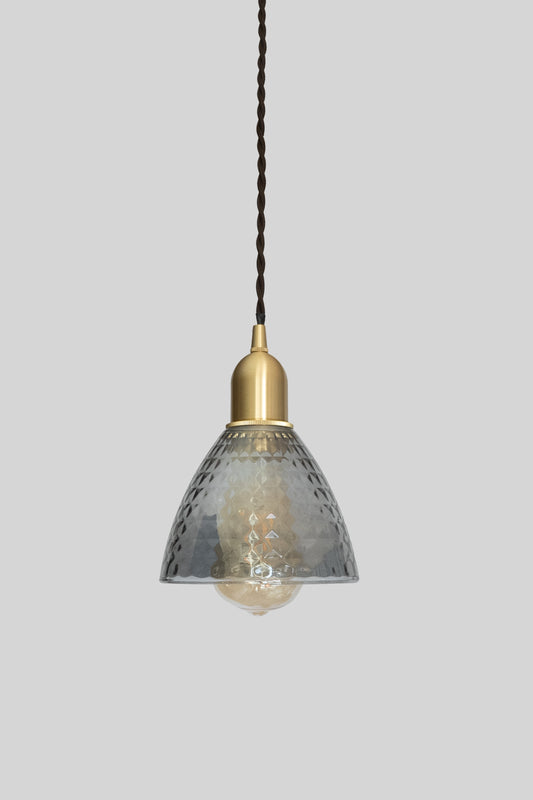 E26 compatible pendant light | Moss pendant light | Brass